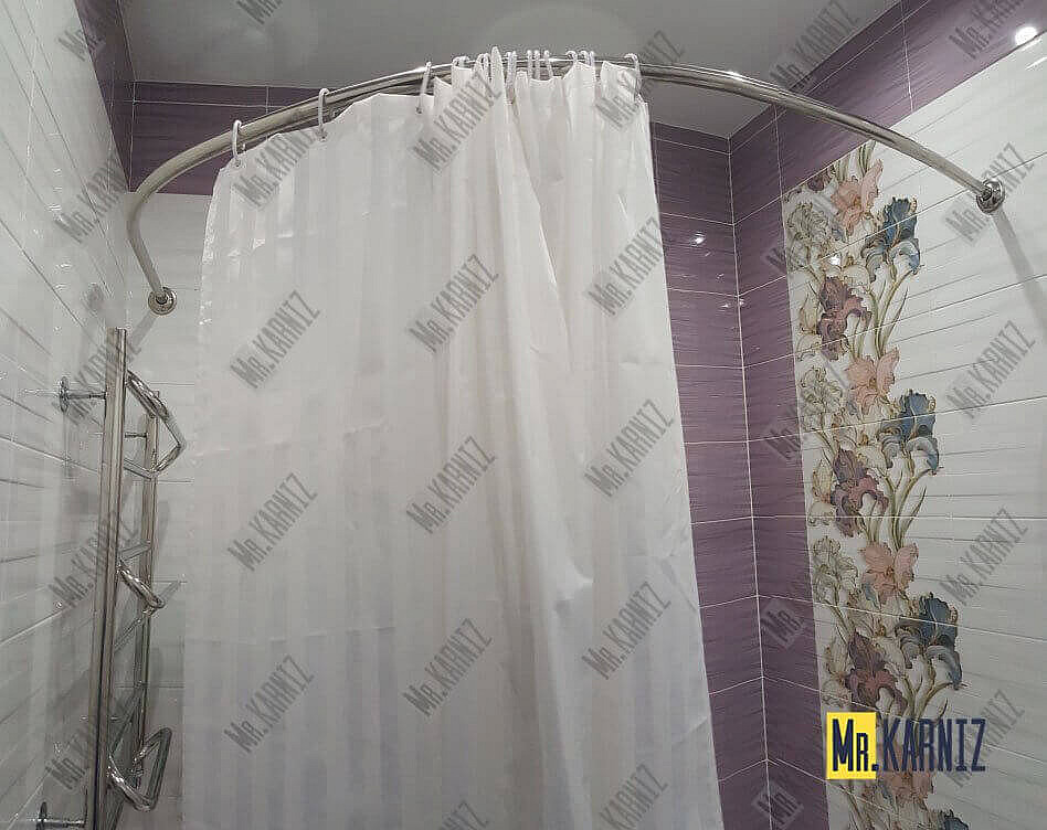 Карниз для ванны Akrilan Victoria 170х100 Усиленный 25 мм MrKARNIZ фото 16