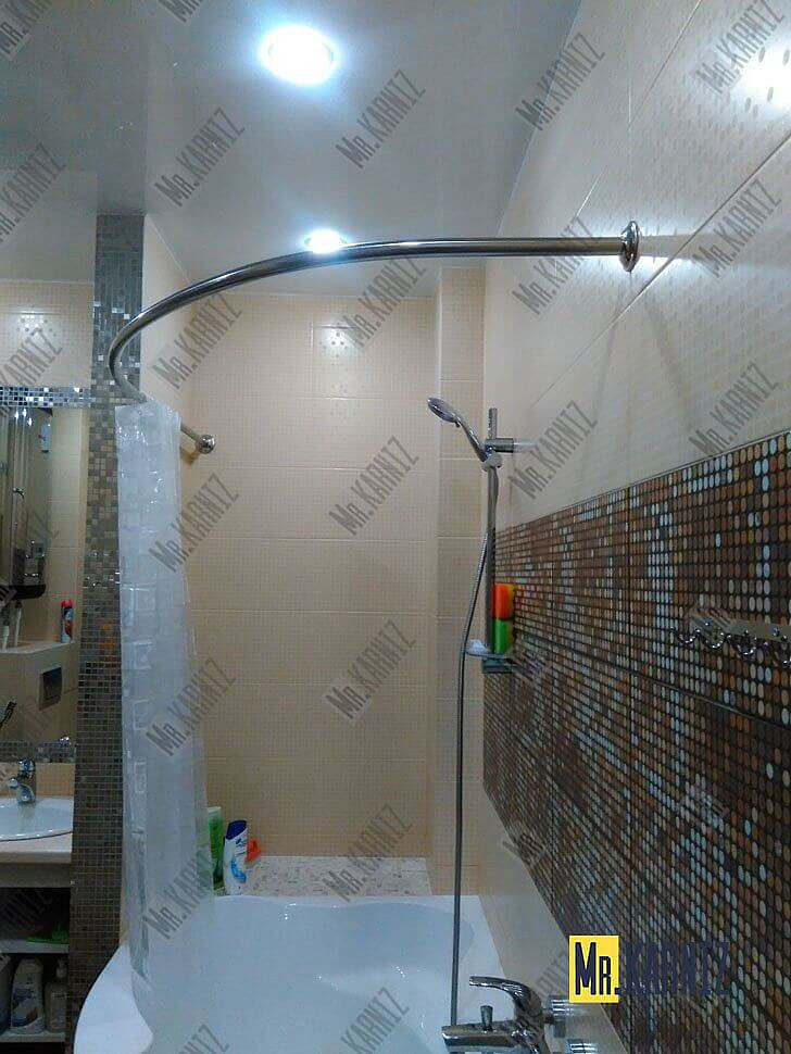 Карниз для ванны Royal Bath SHAKESPEARE Угловой 170х110 Усиленный 25 мм MrKARNIZ фото 14