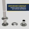 Карниз для ванны Cezares Tebe 150х100 Усиленный 25 мм MrKARNIZ фото 4